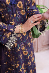 Dressline Cocktail UnStitched 3 Piece Premium Heavy Chikankari  Cutwork Emb Bana Dora Digital Printed Lawn Collection