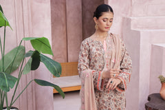 Dressline Cocktail UnStitched 3 Piece Premium Heavy Chikankari  Cutwork Emb Bana Dora Digital Printed Lawn Collection