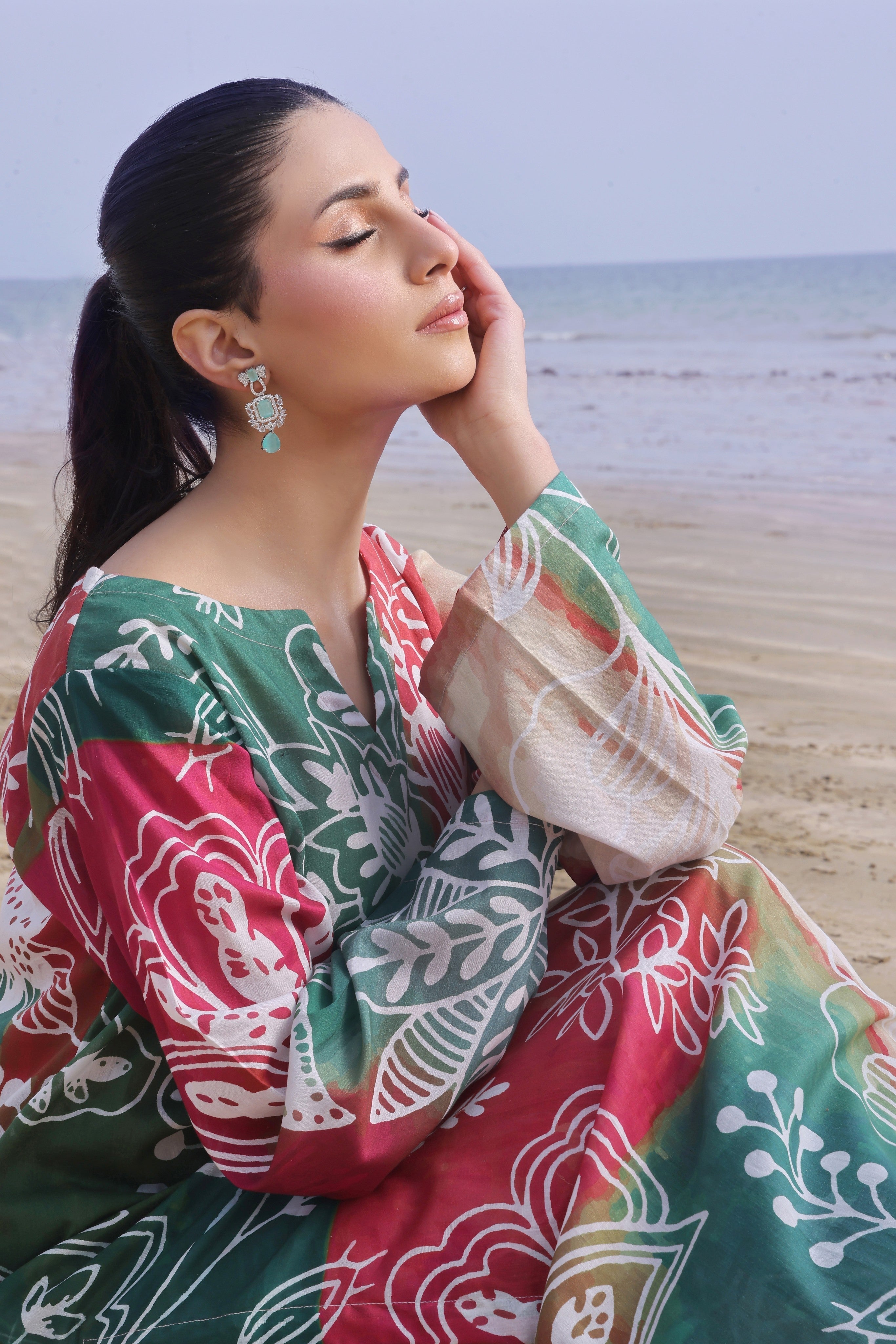 Whisper Wind By Feathers Unstitched 2 Piece Printed Lawn Collection'2025-PINEAR-FT503