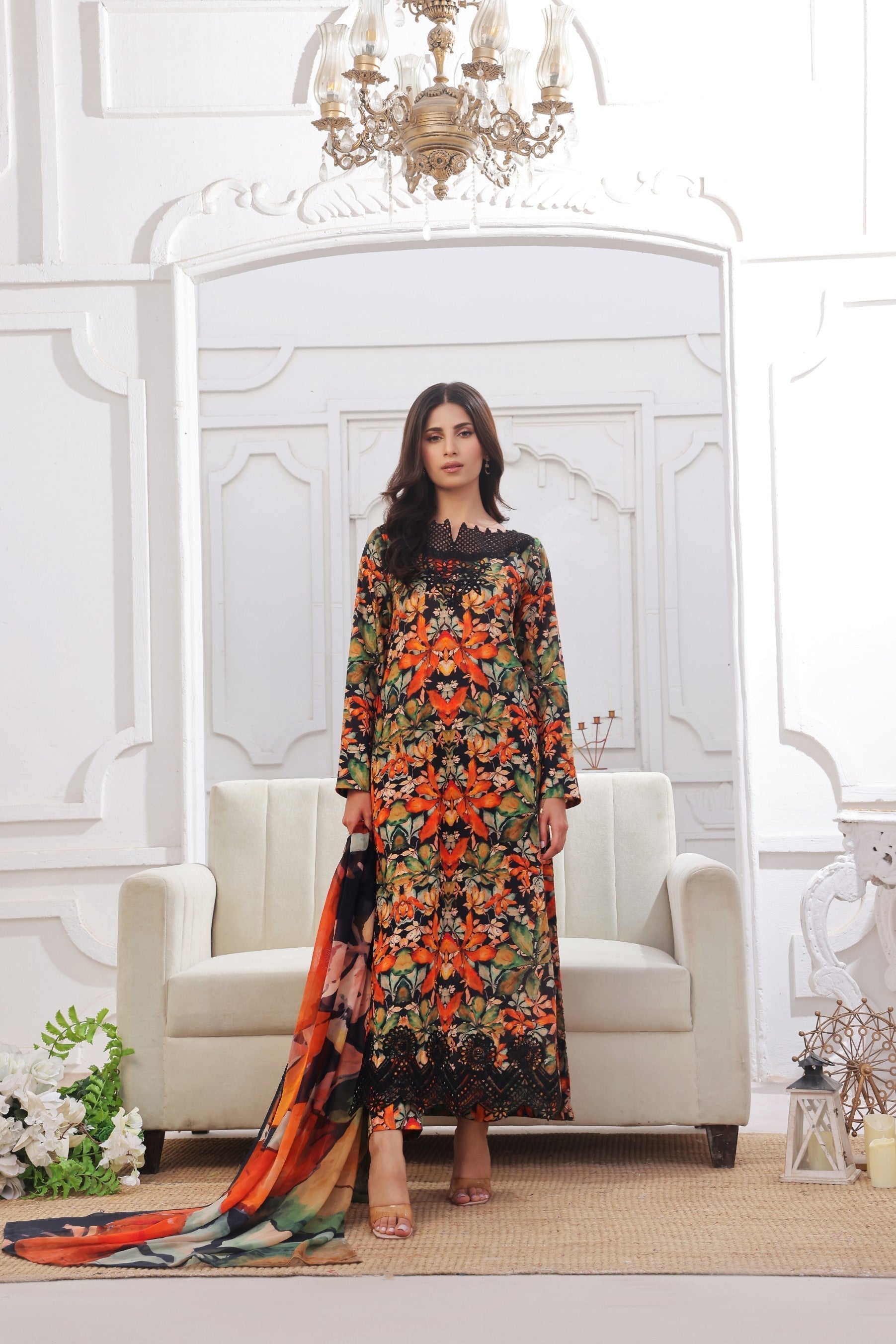 Midnight Murmurs By Feathers Lawn Collection'2025-VARNIKA-FT483