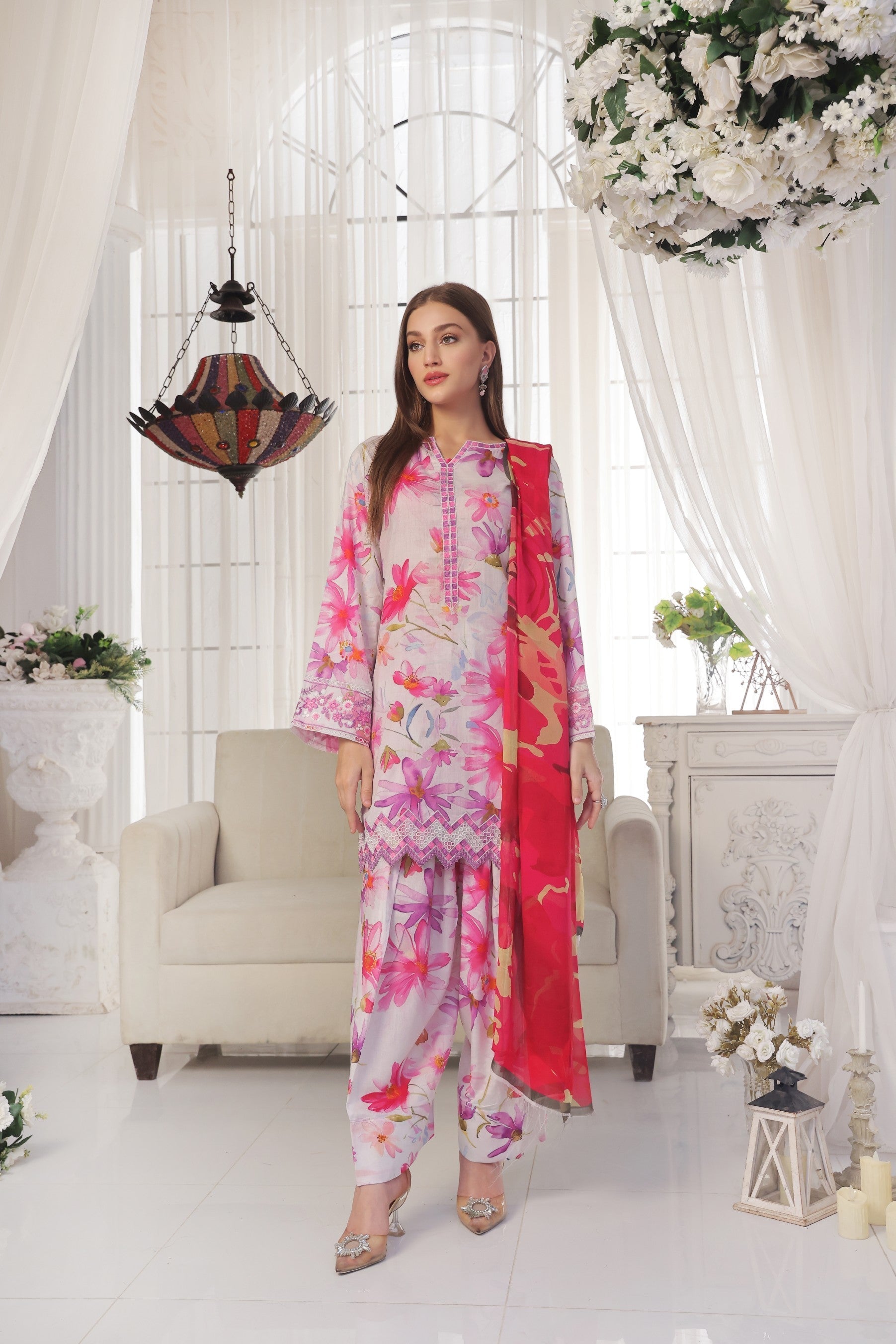 Midnight Murmurs By Feathers Lawn Collection'2025-PRISMA-FT476