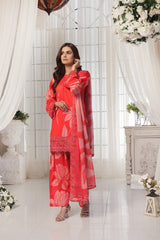 Midnight Murmurs By Feathers Lawn Collection'2025-ZAFINA-FT484