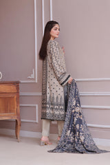 Dressline Launching New Unstitched  3 Pcs Premium Chikankari Emb Digital Printed Bana Dora Lawn Collection