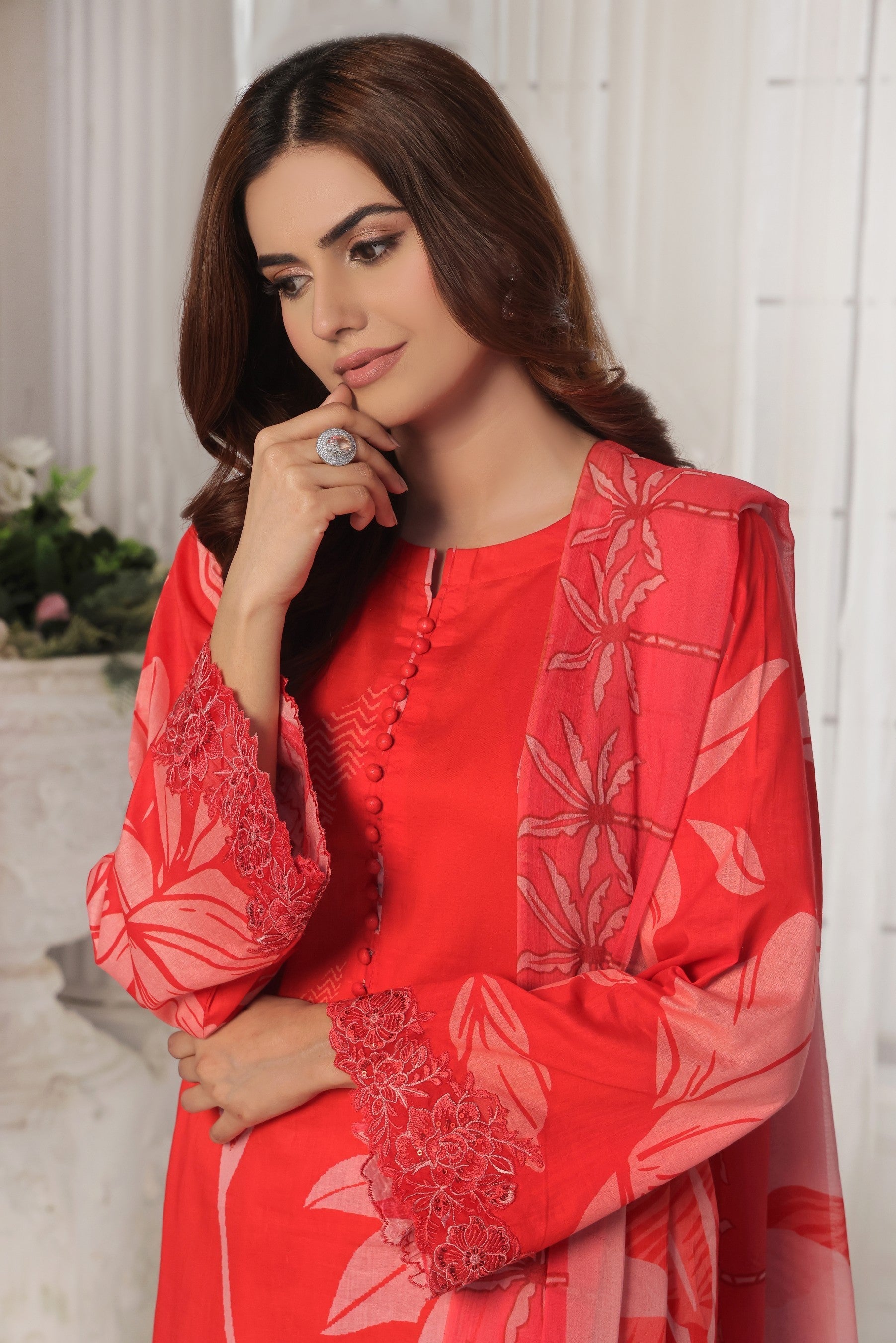 Midnight Murmurs By Feathers Lawn Collection'2025-ZAFINA-FT484