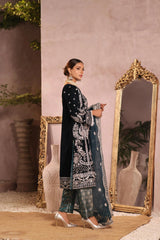 Dressline Unstitched 3 Pc Emb Luxury Velvet Collection
