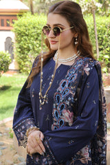 Dressline UnStitched 3 Piece Premium Heavy Chikankari Emb Bana Dora Lawn Collection