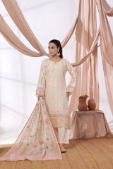 Dressline Parizai Stitched Jacquard Lawn Elegance With Munnar Dupatta