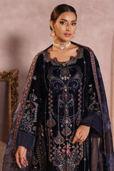 Dressline Unstitched 3 Pc Emb Luxury Velvet Collection
