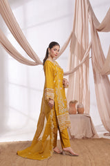 Dressline Parizai Stitched Jacquard Lawn Elegance With Munnar Dupatta