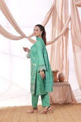 Dressline Parizai Stitched Jacquard Lawn Elegance With Munnar Dupatta