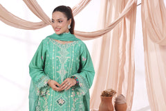 Dressline Parizai Stitched Jacquard Lawn Elegance With Munnar Dupatta
