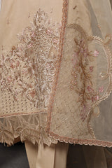 Dressline 3 Piece Emb Chikankari Lawn Suit 538