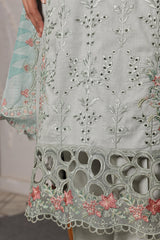 Dressline 3 Piece Emb Chikankari Lawn Suit 540
