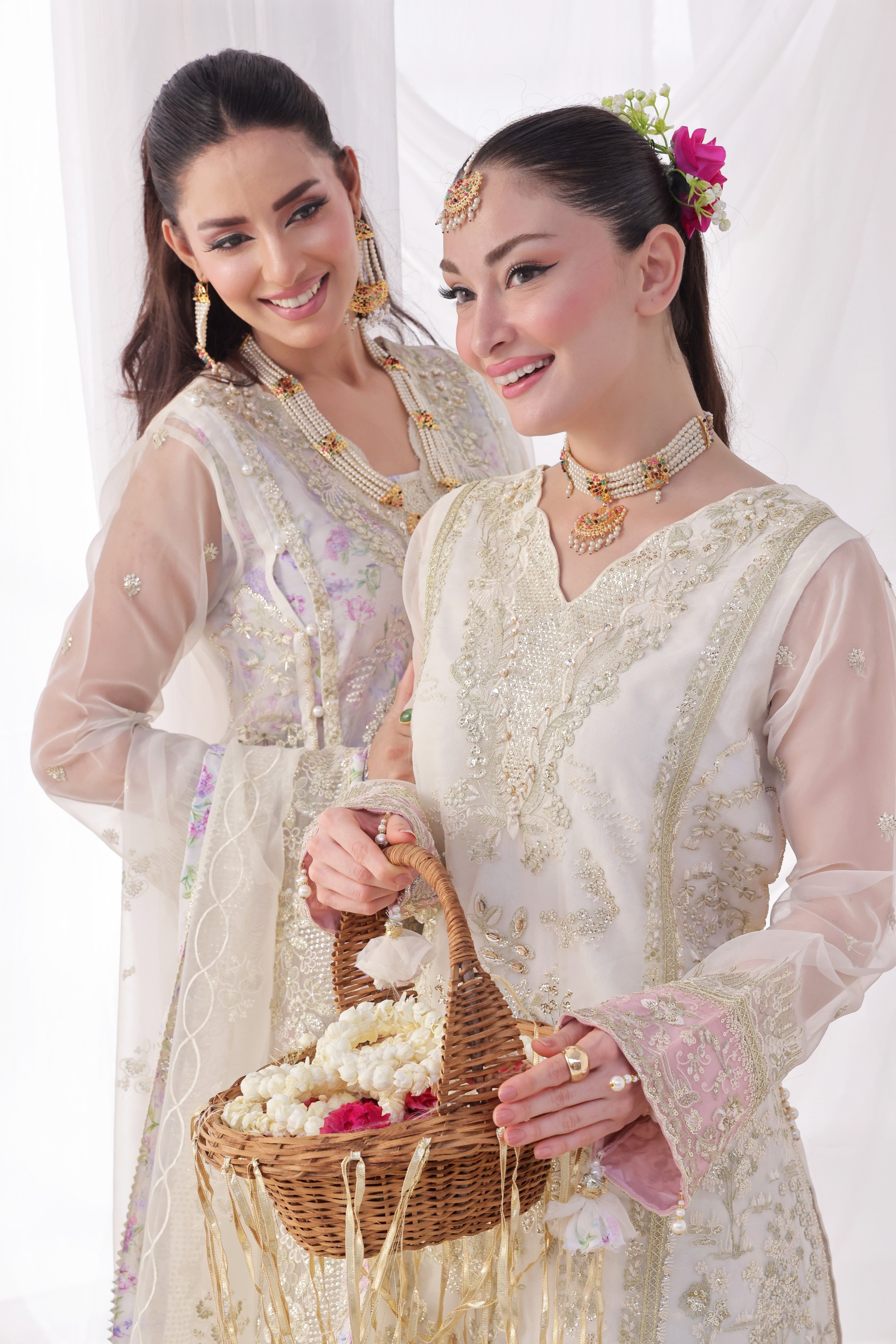 Dressline Ilaan Luxury Unstitched 3 Piece Emb Organza Dress