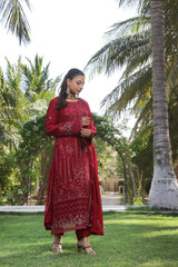 Dressline Semi Stitched 3 Piece Luxury Emb Chiffon Collection