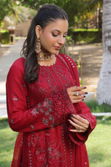 Dressline Semi Stitched 3 Piece Luxury Emb Chiffon Collection
