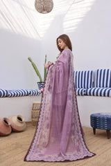 Dressline Bella Semi Stitched 3 Piece Premium Emb Chikankari & Laserkari Jacquard Lawn Collection