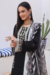Dressline Bella Semi Stitched 3 Piece Premium Emb Chikankari & Laserkari Jacquard Lawn Collection