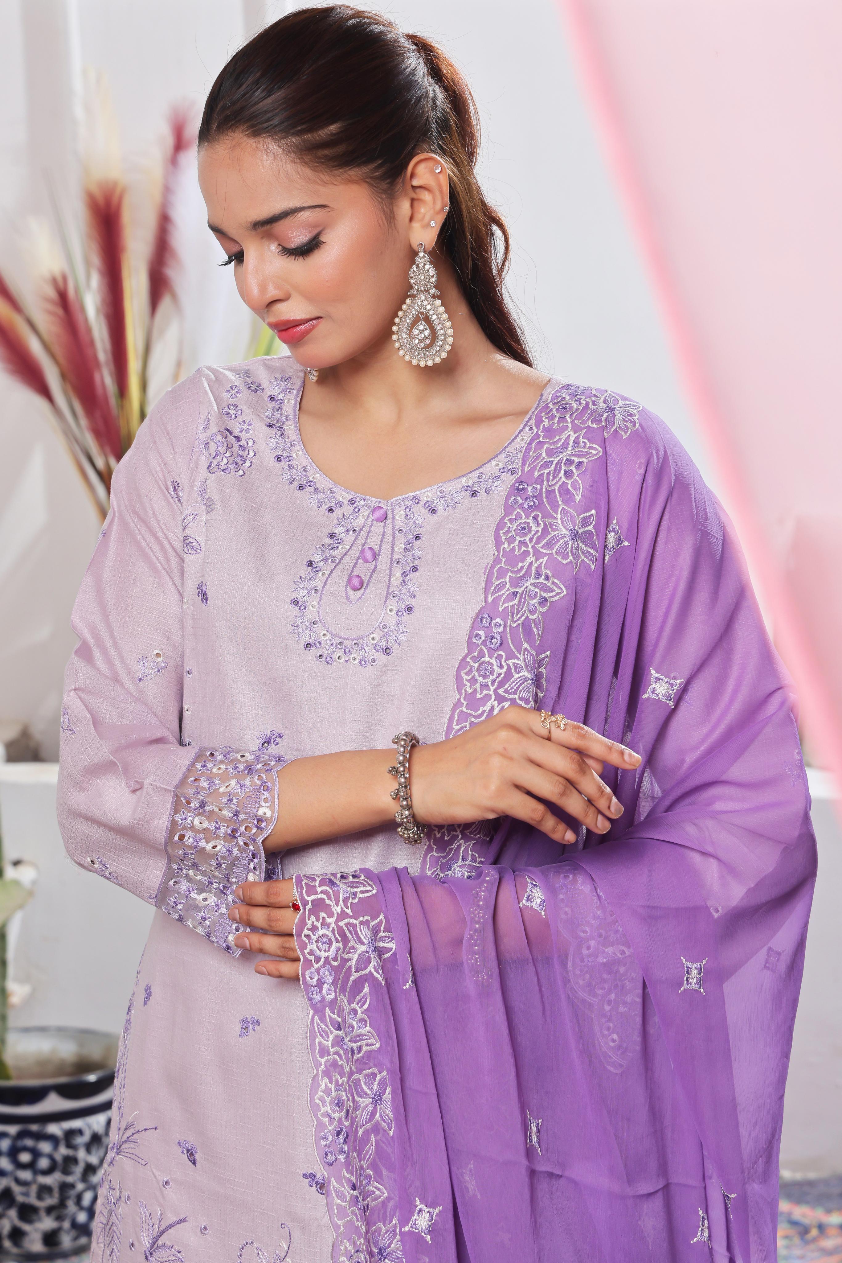 Dressline Launching New Stitched 3 Piece Emb  Self Lawn Jacquard Collection