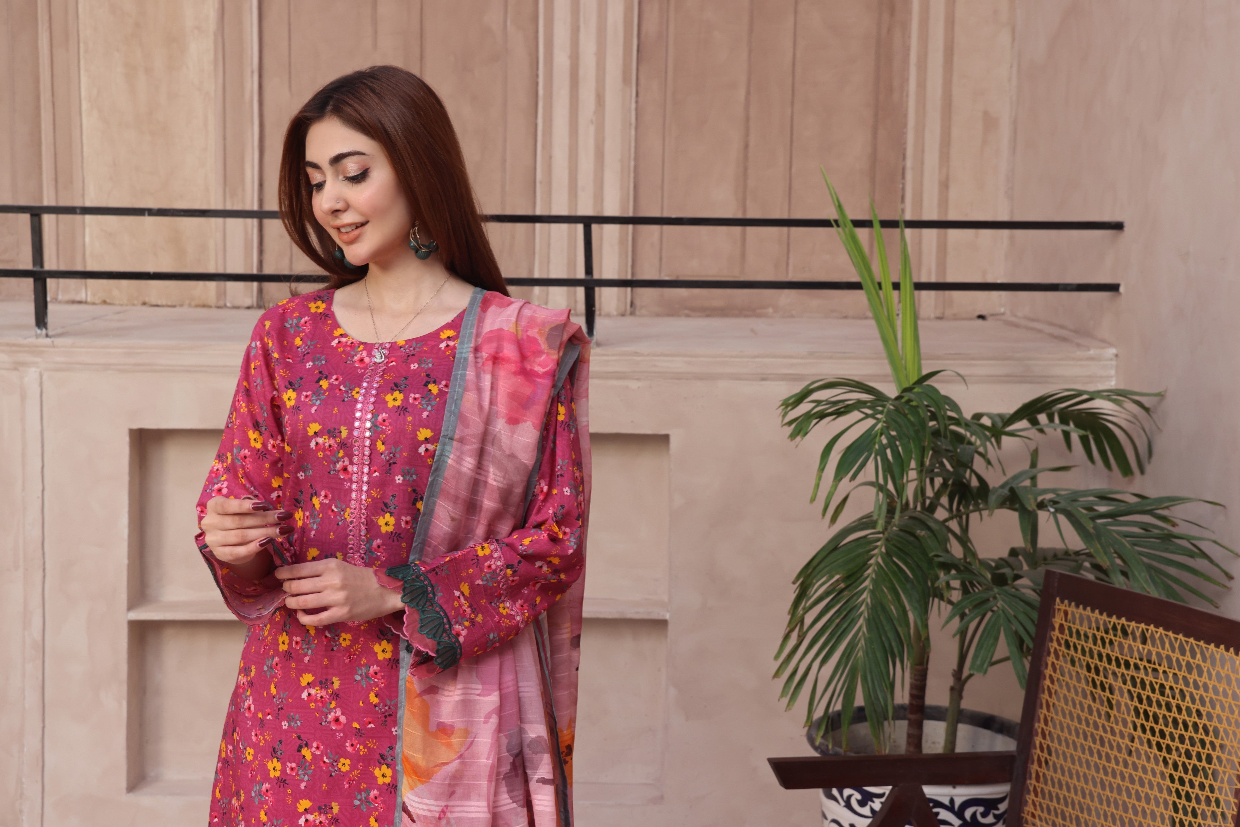 Dressline Zobia Unstitched 3 Piece Chikankari & Cutwork Emb Lawn Collection