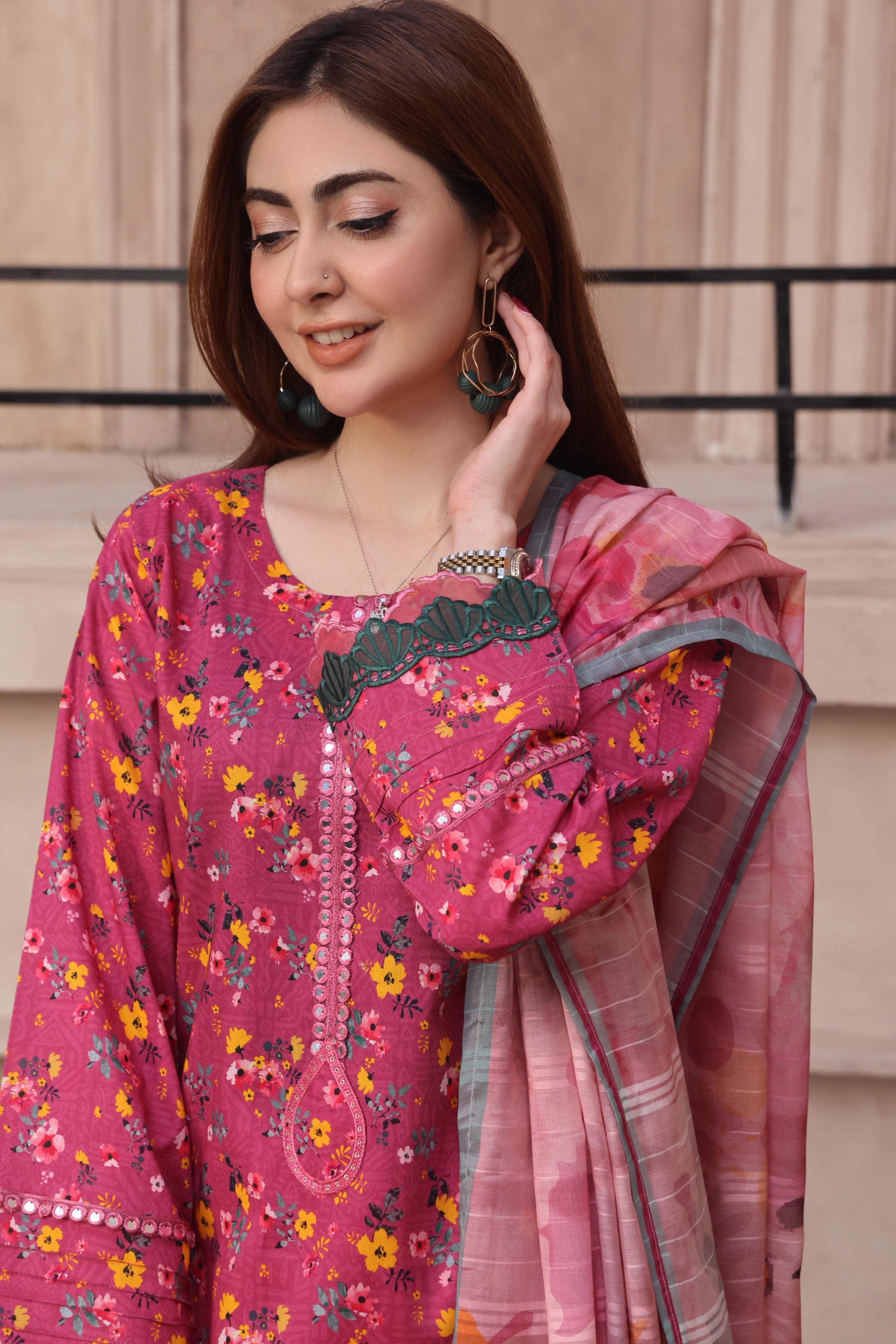 Dressline Zobia Unstitched 3 Piece Chikankari & Cutwork Emb Lawn Collection