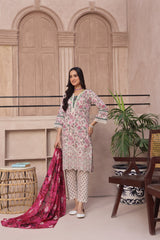 Dressline Zobia Unstitched 3 Piece Chikankari & Cutwork Emb Lawn Collection