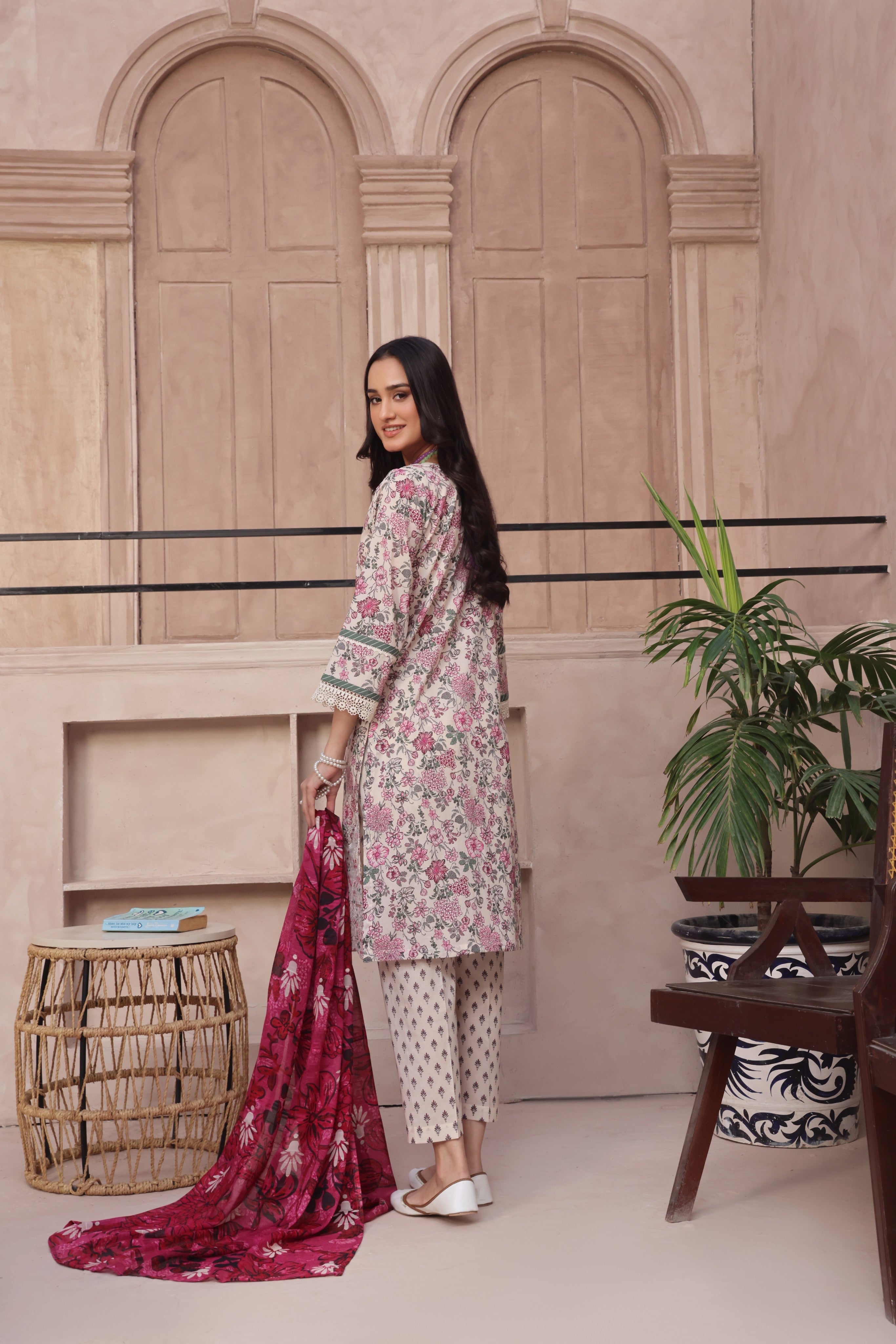 Dressline Zobia Unstitched 3 Piece Chikankari & Cutwork Emb Lawn Collection