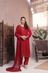 Dressline Launching New Stitched 3 Piece Luxury Emb  Chiffon Collection