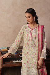 Dressline Zobia Unstitched 3 Piece Chikankari & Cutwork Emb Lawn Collection