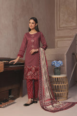 Dressline Zobia Unstitched 3 Piece Chikankari & Cutwork Emb Lawn Collection