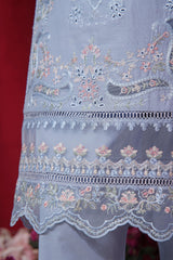 Dressline New Stitched 3 Piece Emb  Chikankari Cotton Collection