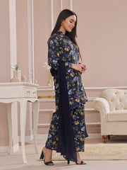 TNG Stitched 3 Piece Khaddar Collection'2024-Walija