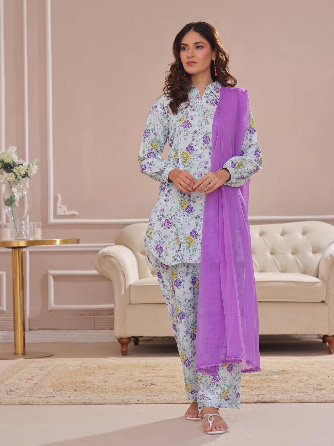 TNG Stitched 3 Piece Khaddar Collection'2024-Zavya