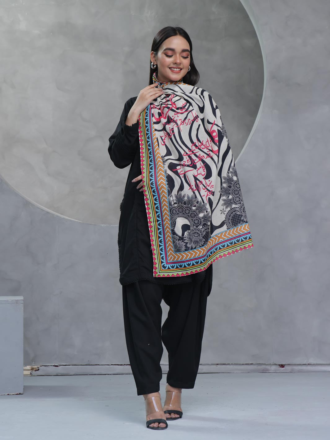 TNG Lalazaar Lawn Stole Collection'2024