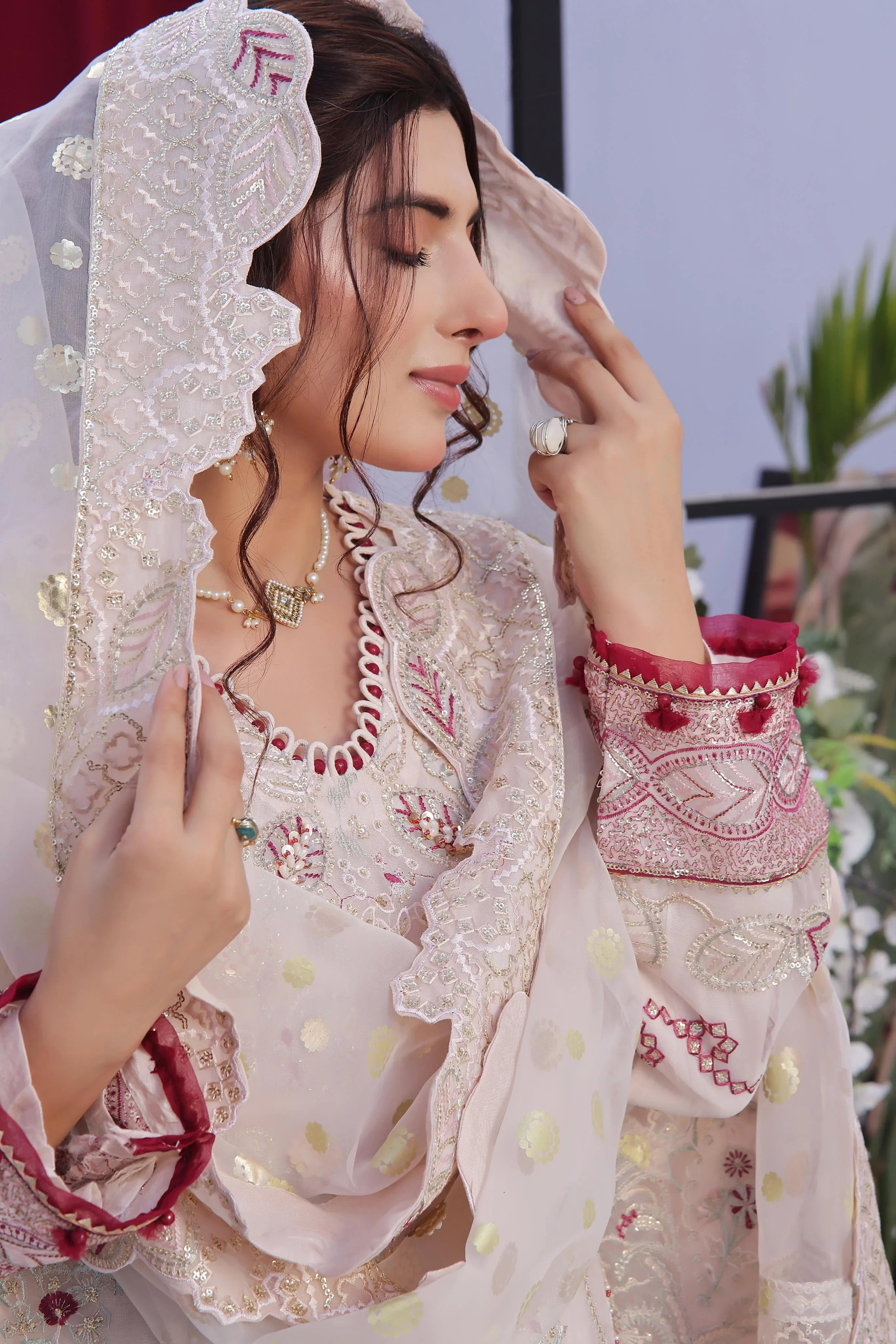 Dressline loiza Unstitched 3 Pc Luxury Emb Organza Collection