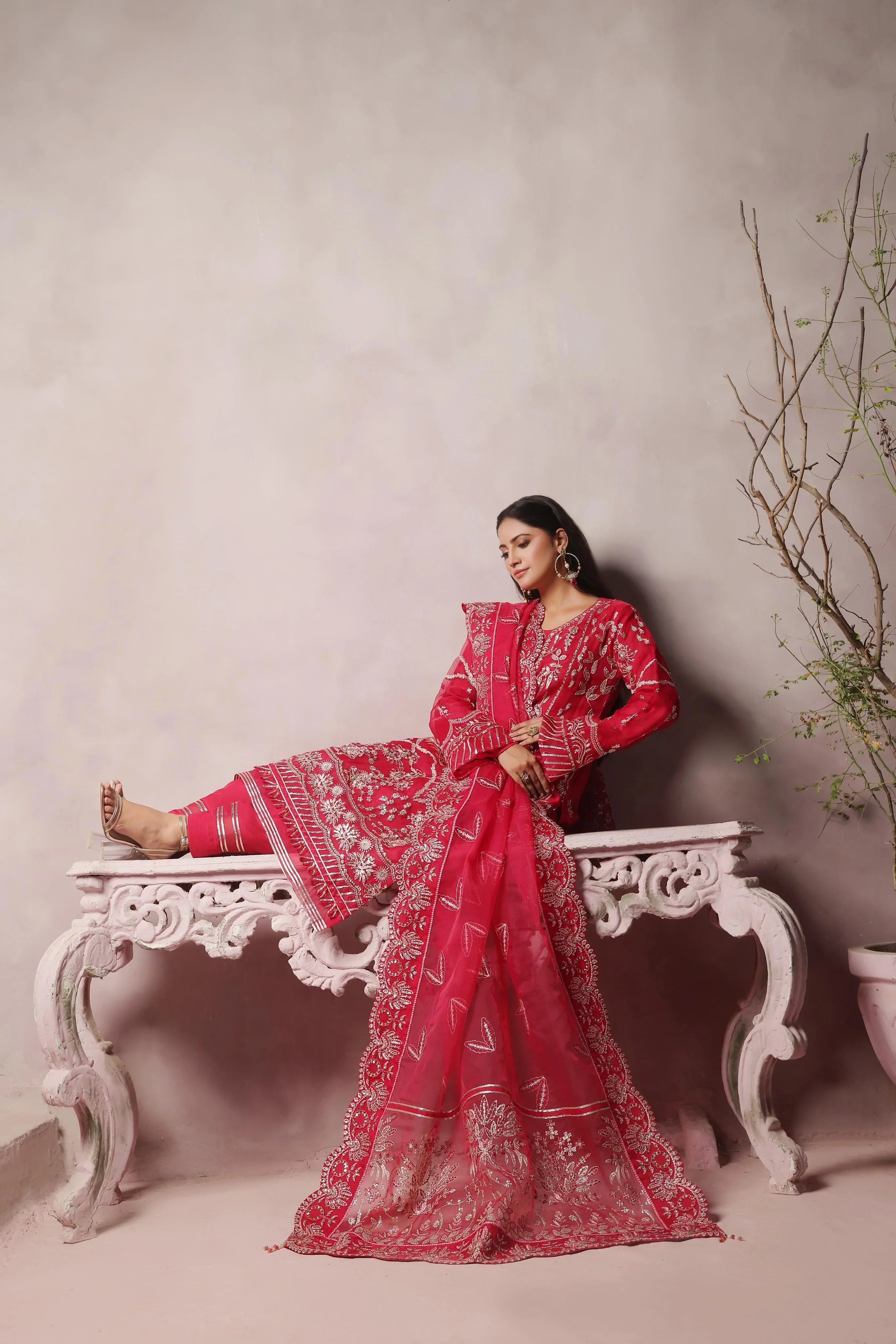 Dressline Dastangoi Unstitched 3 Piece Luxury Emb Organza Collection