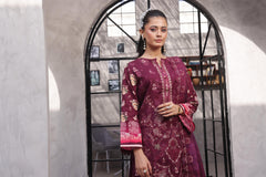 Dressline Salina Emb Sophistication Reimagined Unstitched Chikankari & Cutwork Bana Dora Lawn With Diamond Digital Dupatta & Dyed Cambric Trousers