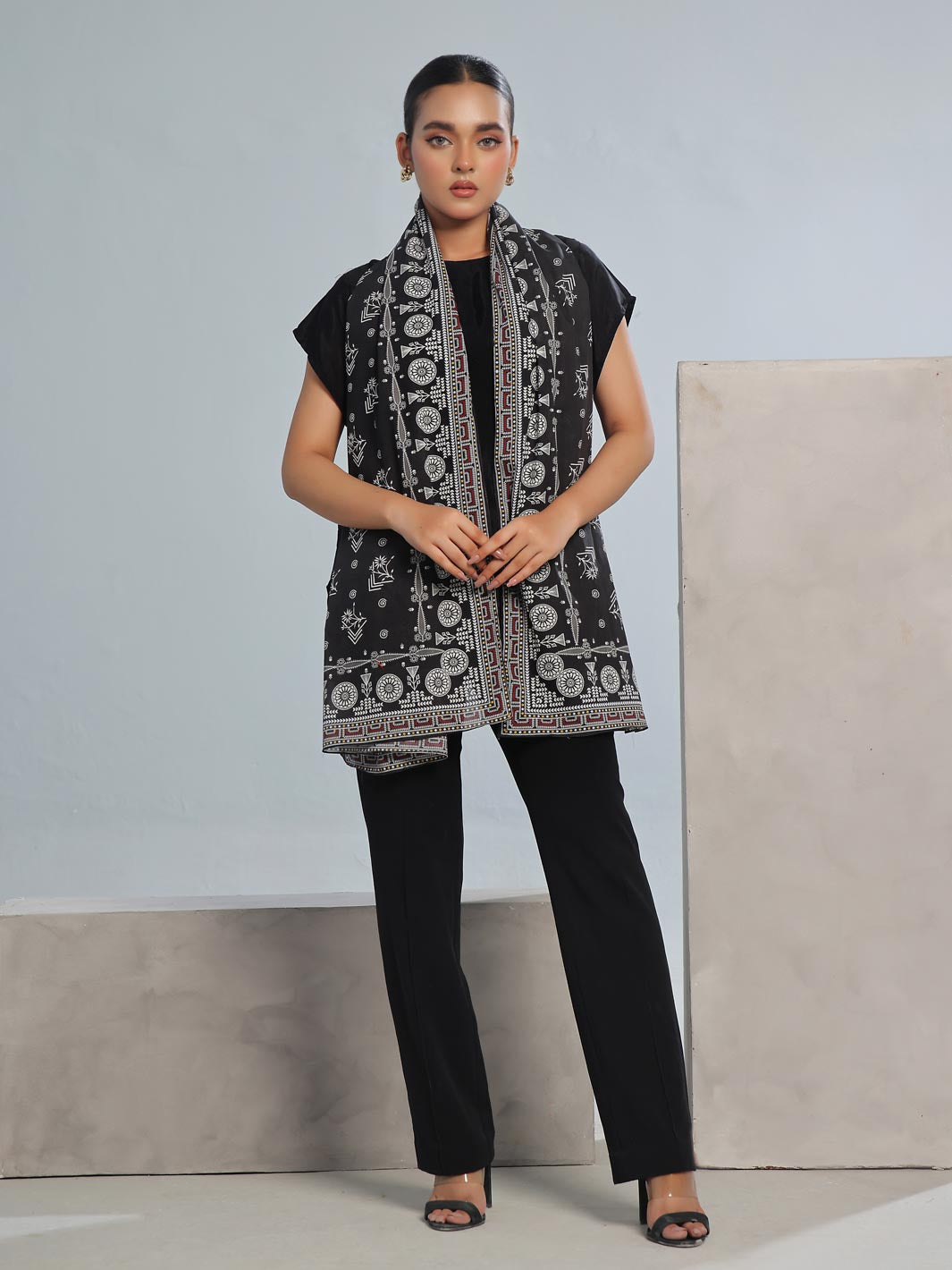 TNG Rounaq Lawn Stole Collection'2024