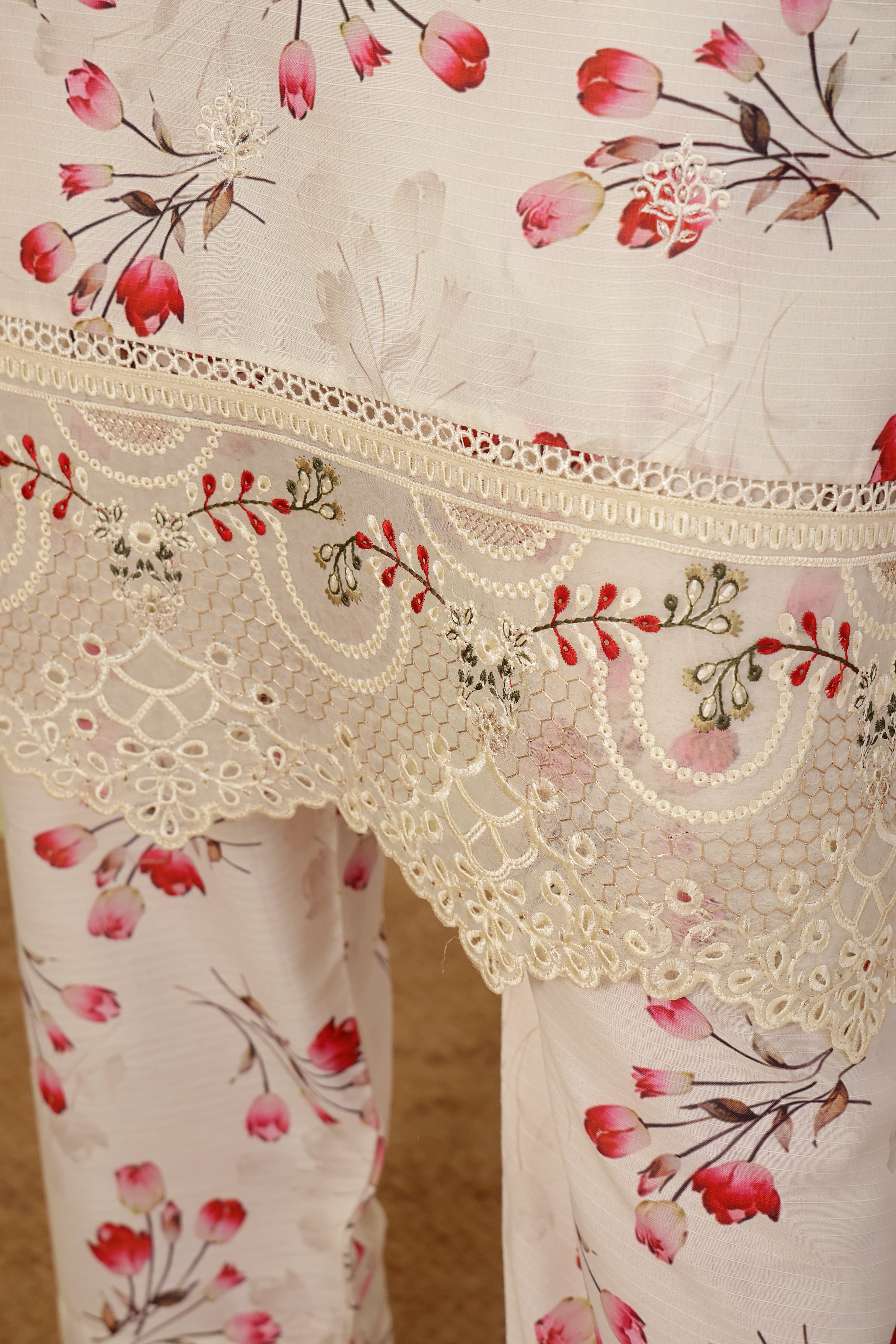 Dressline Noray Stitched 3 Piece Luxury Emb Pp Staple Collection