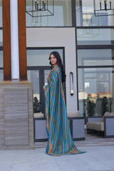 Dressline New Semi Stitched 3 Pcs Premium Dyed Lawn Fancy Full Chikankari With Sequence Embaa Collection 2025