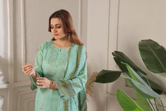 Dressline Launching New Unstitched  3 Pcs Premium Chikankari Emb Digital Printed Bana Dora Lawn Collection