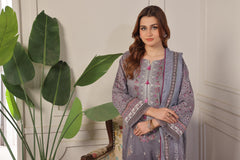 Dressline Launching New Unstitched  3 Pcs Premium Chikankari Emb Digital Printed Bana Dora Lawn Collection