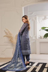 Dressline Launching New Unstitched  3 Pcs Premium Chikankari Emb Digital Printed Bana Dora Lawn Collection