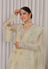 Dressline Unstitched 5 Pc  Luxury Emb Organza Collection