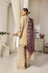 Dressline New Semi Stitched Luxury Emb Chiffon Gharara Collection