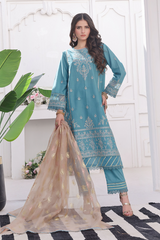 Noor E Chamak By Opole Unstitched 3 Piece Collection-Usde-3p-705