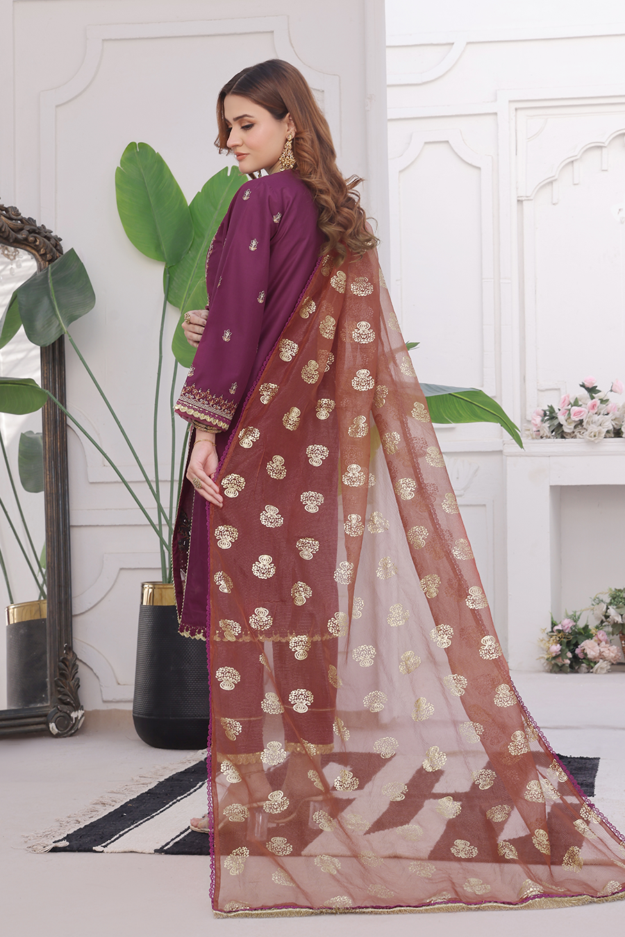 Noor E Chamak By Opole Unstitched 3 Piece Collection-Usde-3p-704