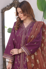 Noor E Chamak By Opole Unstitched 3 Piece Collection-Usde-3p-704
