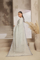 Dressline Launching New Semi Stitched  3 Pcs Premium Emb ChikankariDoriya Lawn Collection