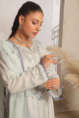 Dressline Launching New Semi Stitched  3 Pcs Premium Emb ChikankariDoriya Lawn Collection